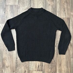 Pull&Bear knit sweater pullover men’s size S Black